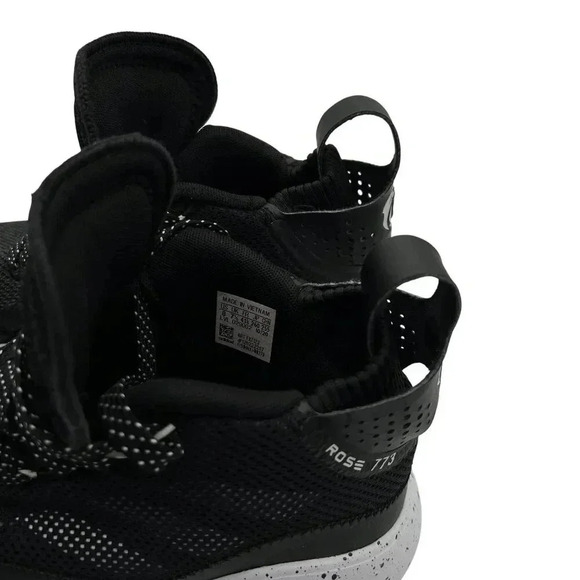Adidas Men 8 Women 9.5 Rose 773 FX7123 Basketball Shoes Black & White Athleisure - Picture 11 of 16